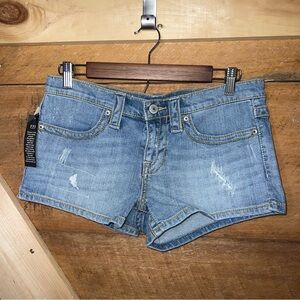 Rare NWT Victoria Secret Low Rise Flap Women’s 6 Denim Jean Shorts London Jeans
